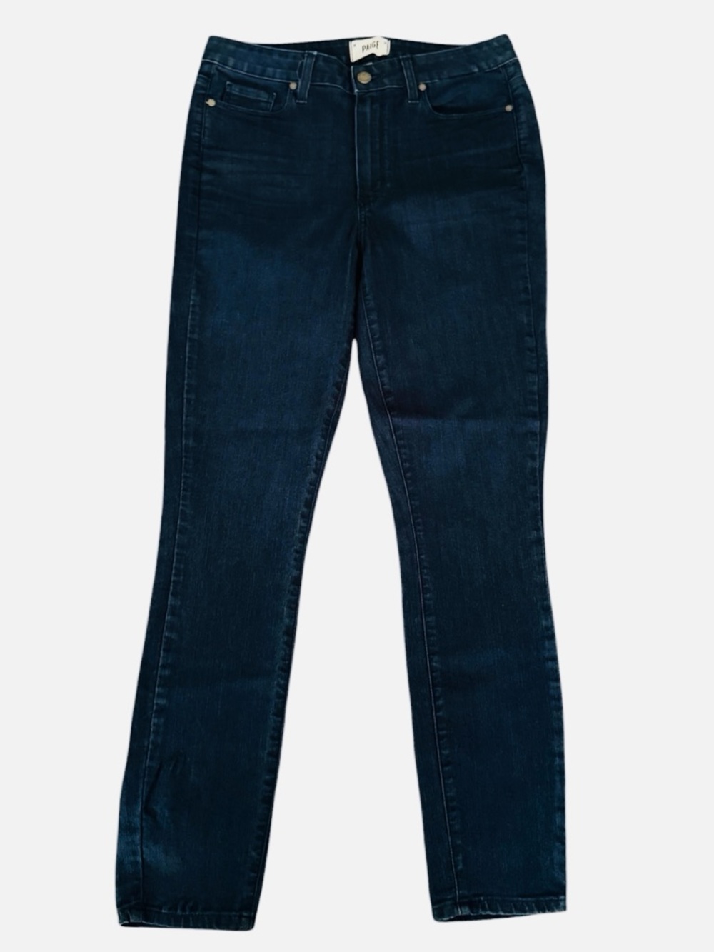 PAIGE Hoxton Ankle dark wash denim jeans Size 30 - Picture 2 of 11